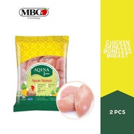 AQINA Farm Frozen Chicken Skinless Boneless Breast (2 Pcs) (KL &amp; Selangor Delivery Only)