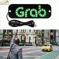 LED Taxi Signal Light Taxi Panel Windshield Green Light Cab Indicator Light with USB Plug