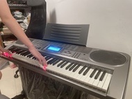 CASIO 發光教學 電子琴 LK80 日本製造 連琴袋及叉電 自學首選