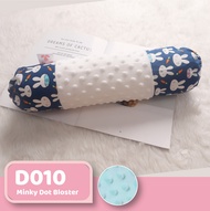 Bantal Peluk Lembut Minky Dot Bolster 【D10】-豆豆抱枕【D10】