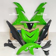 VELOZI Body Cover Set Neon Green Metalic Black Kosong For Y15ZR V1/V2