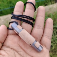 Genuine kalimantan wooden cemeti pendant