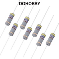 WGLAWL 470 Ohm Resistor, 5% Tolerance Carbon Film Resistors, Easy to us 4 Bands 2W for DIY Electroni