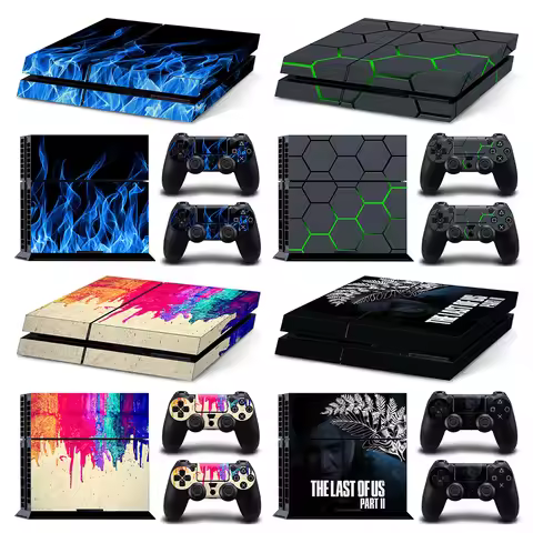 Skin Cover for PS4 Console Controller Protective Vinyl Decal for Playstation 4 Game Accessories Cove