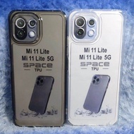 Softcase Bening Xiaomi Mi 11 Lite/Mi 11 Lite 5G Silikon Pelindung Hanphonen