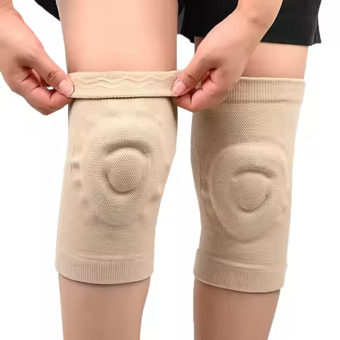 Silicone Knee Pads Fitness Dance Skating Sport Knee Pads Basketball Pressurized Cycling Roller Skati