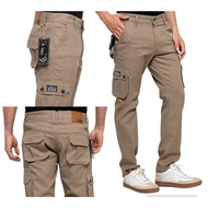 Big SIZE Mocca Men's Cargo Pants Men's Long Cargo Pants Jumbo Canvas Cargo Pants Men's Trousers