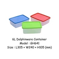 Twins Dolphin 6L Food Grade Microwave & Freezer Safe Multi Purpose Food Container Food Container - T