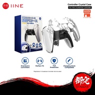 【6.25 SALE】IINE PS5 Dualsense Controller Transparent Crystal Cover Charging Dock Friendly [L551]