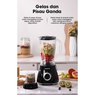 blender plastik multifungsi 2in1 samono sw-bb300b sw-bw300b  - sw-bb300b black