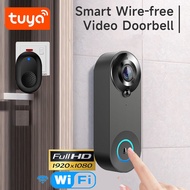 2mp tuya Smart Doorbell Camera Wifi Wireless Call Intercom Video-Eye for Apartments Night Vision Video Door Bell Wireless with Chime