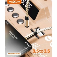 MOXOM MX-AX62 AUX Audio Cable 3.5mm To 3.5mm 1 Meter Lenght 3 FT Universal Male To Male AX62
