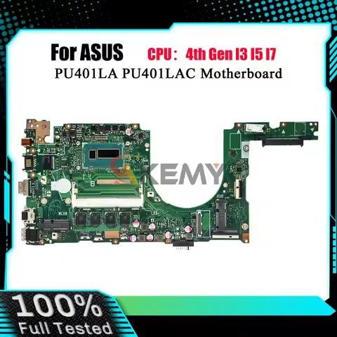 PU401LA Laptop Motherboard For ASUS VivoBook PU401LAC PU401L PU401LA Notebook Mainboard With I3 I5 I