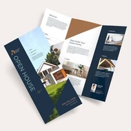 Trifold Flyers Brochure (A4 size flyer 2 sided print)