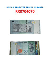 😮 Highly Collectible Valuable Super Rare Malaysia Series Bank Note 50 100 Ringgit Radar Repeater Tri