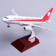 18cm Simulated Sichuan Airlines Airbus A319Passenger aircraft model airplane alloy ornament8633China