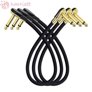 HARRIETT Guitar Cable, Guitar Wire Guitar Line Guitar Effect Pedal Cable, High Quality Black Metal Head Guitar Amplifier Patch Cord Electric Guitar
