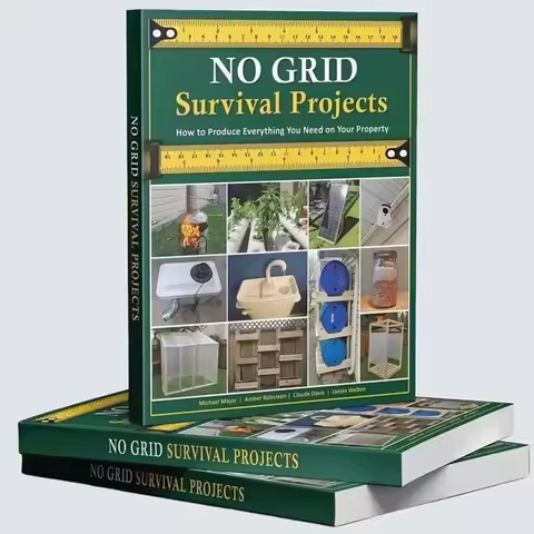NO GRID Survival Projects How To Produce Everything You Need On Your Property Paperback Book In Engl