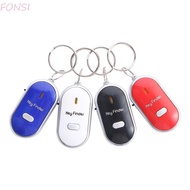 FONSI Keyfinder Smart Mini Whistle Sensors Pet Tracker Keyring Light Torch Locator Tracker