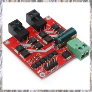 [Z F L U] 1 Pc Red 7A 160W 12V 24V Dual Channel DC Motor Driver