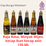 Raja Rasa Minyak Wijen kecap ikan kecap asin 135 ML cap bunga matahari