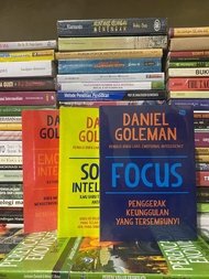 Paket 3 Buku Daniel Goleman ( Emotional  Soaial  Focus )