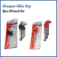 9pcs Hexagon Ball Head Allen Key 9-Piece Set Hexagon Socket Head Set