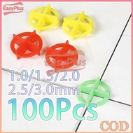 Ceramic Grout Spacer 100pcs SPACER T Cross 1 mm 1.5mm 2mm 2.5mm 3mm Reusable Tile Spacer Ceramic Til