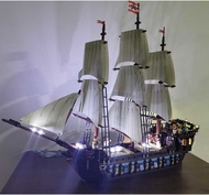 Lepinbricks - LED Ilaw Ng Piratang Barko, Kompatible Sa Imperial Flagship 10210 Building Blocks, Mg