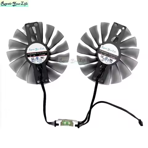 95mm FD10015H12S GAA8S2U VGA/GPU Video Card Fan For Palit EMTek GTX1080Ti GTX 1080Ti JetStream CompU