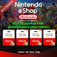 (GAMERHUBSTORE.SHOP)[SELF REDEEM] NINTENDO GIFT CARD SWITCH DS $10 $20 $50 eShop USA Murah