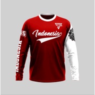 MERAH Premium Hut Ri Tshirt Happy Indonesian T-Shirt Thick T-Shirt T-Shirt Men's Red and White Buju 