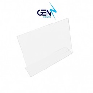 Acrylic L-Shaped Display Tendcard A3 Standing Frame/ (30x42 cm)