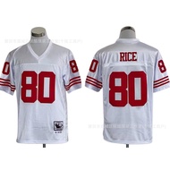 American Football Jersey NFL San Francisco 49ers Retro Short Sleeve