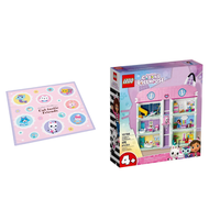 日本 Gabby's Dollhouse 餐布 + Gabby's Dollhouse Lego 10788 套裝