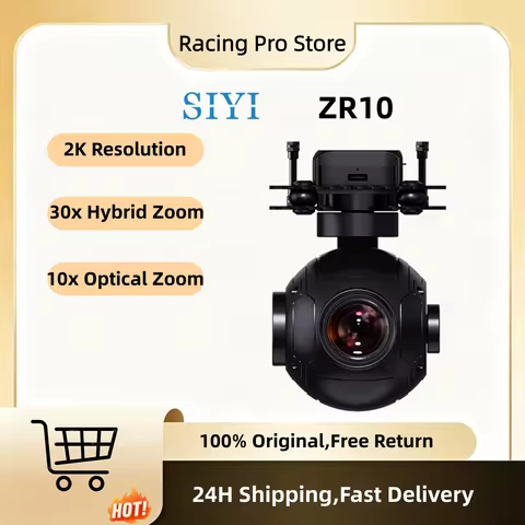 SIYI ZR10 2K Gimbal Camera Starlight Night Vision Fixed Focus/Fast Following Focus Resolution/30x Hy