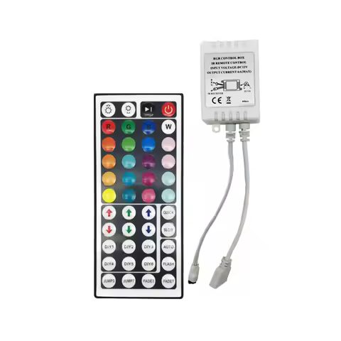 RGB LED Tape Controller 44 Keys LED IR RGB Remote Controler Dimmer DC12V for RGB 3528 5050 LED Strip