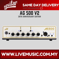 Aguilar AG 500 V2 Limited Edition 30th Anniversary Super Light Bass Amplifier - White ( AG500V2 / AG