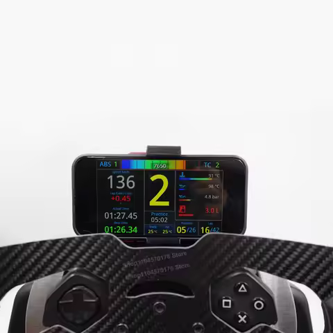 Racing Dashboard Adjustable Phone Holder Mount Stand For Logitech G29 G923 G920 Base