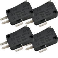 Micro Switch V7-7H15D8-263-1Pack of 4 Roller Lever Snap Action SPDT Compatible with Honeywell