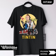 COMIC T1NT1N 41 SIZE S - 7XL ADULT BIGSIZE JUMBO PREMIUM AND CHILDREN'S T-SHIRT 2 - 13 YEARS