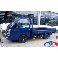 Bộ teem dán xe tải huyndai iz65 màu xanh