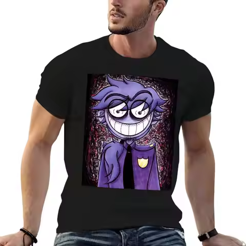 Purple Guy - William Afton - Smile T-Shirt Lightweight Sport Basic T-Shirt