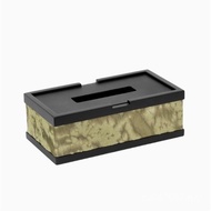 Light Luxury Minimalist Toilet Tray Model Room Tissue Box French Green Bubble Combination Tissue Box