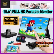 15.6 inch Portable Monitor Touchscreen IPS Portable Monitor External Second Monitor for Laptop PC to