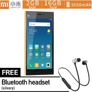 Xiaomi mi3 5 inch Cellphone 2GB+16GB Mobile Phone Smart Phone With Free Magnetic Bluetooth Headset