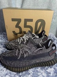 adidas originals Yeezy boost 350 V2 black網布 運動休閒鞋 黑滿天星#送禮推薦