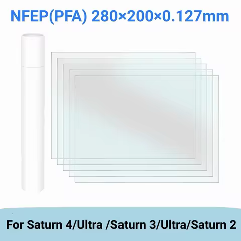 10.1 Inch NFEP Film 280x200x0.127mm PFA Film For ELEGOO Saturn 4 Ultra Saturn 3 Ultra Saturn 2 LCD 3