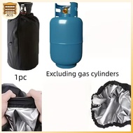 [8C15] 210D  Tank Cover Waterproof AntiSun Dustproof for Outdoor Grill RV Motorhome Gas Cylinder [8C