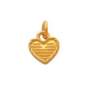 TAKA Jewellery 999 Pure Gold Heart Pendant